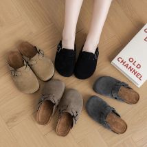 Children Slippers Girls Cork Slippers Kids shoes Home Shoes baby boys Children Fashion Suede Casual Sandals 2022 spring summer