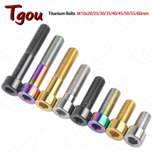 Tgou Titan Bolzen M10x20 25 30 35 40 45 50 55 60mm Pitch 1.25/1,5mm Allen Schlüssel kopf Schrauben für Motorrad Auto