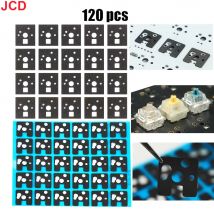 JCD 120 pz PCB Interruttore Pad Pastiglie Adesivi Schiuma EVA PE PORON Materiale per la guarnizione migliorare la qualità del suono BM60 BM65 BM68 XD64 BM80