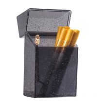 Glänzende Zigaretten etui Box Halter Abdeckung Kunststoff Zigaretten schachtel Feuerzeug Zigaretten schachtel Behälter Zigarette Tabak Aufbewahrung sbox Geschenk