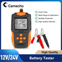 Strumento di ricarica a avviamento per batteria bagnata/GEL/piombo Analizzatore batteria 12V 24V Strumenti diagnostici automatici Tester batteria per auto CCA
