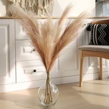 97 cm künstliches Pampasgras, hoch, flauschiges künstliches Pampasgras, Blätter für Hochzeit, Zuhause, Boho-Dekoration, Schlafzimmer, Tischdekoration, Blumen
