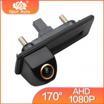 170 °   CCD AHD 1080P Samochodowa kamera cofania z uchwytem bagażnika do VW Skoda Octavia 2 3 A5 Fabio Yeti Superb Roomster Audi A1 A3 2010-2015
