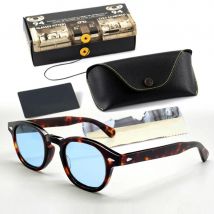 Occhiali da sole polarizzati uomo donna Johnny Depp Lemtosh Style occhiali da sole vintage con montatura in acetato per uomo