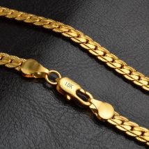 5MM Miami Cuban Link Kette Halsketten für Frauen 18-24 Zoll Halsband Gold Farbe Halskette Modeschmuck Geschenk
