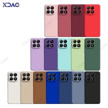 Original Mobile Phone Cases for Xiaomi 15T Pro 15TPro 5G 6.83" 360 Soft Luxury Square Liquid Silicone Back Cover Waterproof Bags