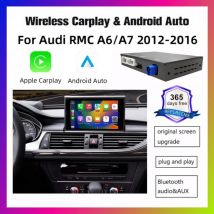 Zestawy do modernizacji z bezprzewodowym CarPlay i Android Auto ANYFAR do Audi A6 C7 A7 2012-2016, dekoder systemu RMC, moduł Airplay