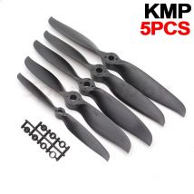 5PCS KMP 6x4E 9x6E 8x6E 12x6E 14x7E Nylon 2-blatt Schwarz Propeller Requisiten Hub Gruppe 8mm Blende High-speed für RC Flugzeug Drohnen