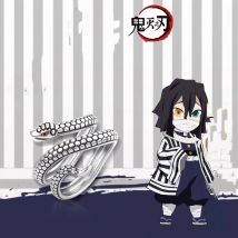 Dämonen töter Iguro Obanai Cosplay Rückkehr zu den Alten Ring Cartoon Dekorationen Delikatesse Zubehör dekorieren Ornamente Anime