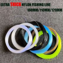 500M Big Size Fishing Line 1.0mm Bulk Transparent Nylon Monofilament Sea Fishing Fly Fishing Backing String Fishing Equipment