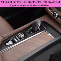 Adecuado para pegatinas interiores B5 B6 T5 T6, película modificada de fibra de carbono para cambio de marchas de Control Central para VOLVO XC90 2015-2024
