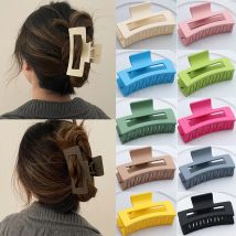 Donne coreane Ragazze Artigli per capelli in plastica Fermagli per capelli Copricapo Forcina di grandi dimensioni Granchio Barrette Ornamento di moda Accessori per capelli