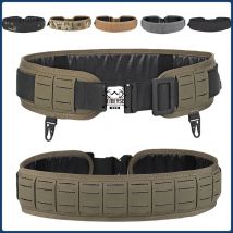 Taktyczny wyściełany pas Airsoft CS Combat Molle Airsoft pasy Duty Paintball pas biodrowy gra wojenna akcesoria myśliwskie