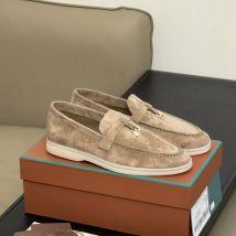 Mocasines de piel de ante de alta calidad para hombre y mujer, mocasines informales sin cordones de verano, zapatillas cómodas, mulas perezosas, zapatos ligeros