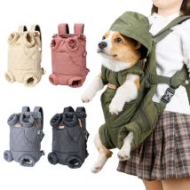 Winter Haustier Hund Rucksack Verdicken Warme Katze Rucksack Hände Frei Tragbare Reise Hund Träger für Kleine Hunde Winddicht Sicherheit Haustier Tasche