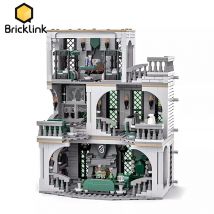 Brick link Moc Magic Movie Schulhaus Slytherin Gemeinschaft sraum und Wohnheim Stadt Architektur setzt Bausteine Spielzeug Weihnachts geschenk