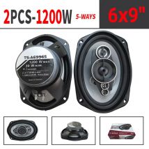 2 szt. 6X9 cali (2X1200 W) 2400 W 5-drożny montowany w samochodzie głośnik koncentryczny o wysokiej wierności i pełnej częstotliwości, preferowany w przypadku pojazdów zmodyfikowanych