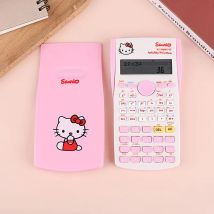 Hello Kitty Calculator Scientific Function Calculator Cute Pink Cartoon Calculator Portable with Protective Case Calculator