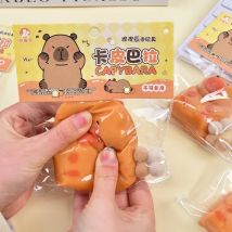 Capybara Squeezy Toy Langsam steigendes sensorisches Zappeln Stressabbau für Erwachsene Kinder Flüssigkeit Kreativität Niedliche Geschenke Lustige Schreibtischdekoration