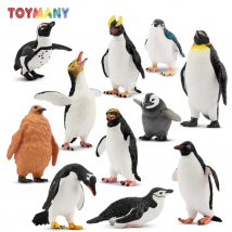 12Pcs Simulation Penguin Polar Animal Model Toy Mini Penguins Figures Dolls Action Figurines Toys for Children Set Gift
