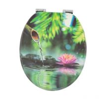 Sainos Wc sitz mit absenkautomatik Toilettendeckel mit Chiusura morbida, Toilettensitz mit. Toilettensitzeislav Badezimmerteile