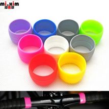 1 paio di tappi in silicone per bici in gomma antiscivolo tappi per bici da strada per nastro da barra anello in silicone per cinturino esterno resistente all'usura impermeabile