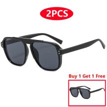 Wandern 2 stücke Neue Klassische Rechteckigen Rahmen Anti Licht Gläser Frauen Mode INS Stil Sonnencreme Brillen Männer Unisex UV400