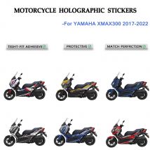 Pegatinas de carenado para carrocería de motocicleta, calcomanía holográfica estampada, Protector, almohadilla de depósito, pegatina decorativa para Yamaha XMAX 300 2017-2022