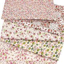 Dünne Klassische Blumen Design 100% Baumwolle Stoff Nähen Tissue Textilien, Puppe Tuch Patchwork Scrapbooking Anfänger der Praxis