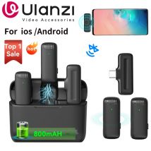 Ulanzi J12 Wireless Lavalier-mikrofon Audio Video Aufnahme Mini Mic Plug & Play Für Smartphone Android iPhone Live Broadcast