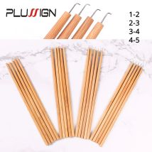 Plussign Ventilating Needle For Lace Wig Kit Wig Needle Holder And Needle Together For Wig Making Crochet Needle Hair Tools