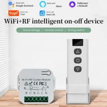 Tuya WiFi Smart Curtain Switch Tende a rullo Modulo otturatore 433 MHz RF Il telecomando funziona con Alexa Google Home Assistant