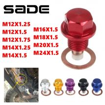 M12x 1,5 M12x 1,25 M12x 1,75 Magnetische Öl Ablauf Stecker Getriebe Ölwanne Drain Stecker Mutter Aluminium Legierung Öl Ablauf sump Mutter