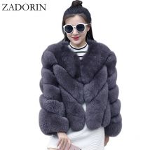 ZADORIN NEW Streetwear Furry Faux Fur Coat Woman Clothing Elegant Long Sleeve Winter Coats Woman Jackets Fourrure Abrigo Mujer
