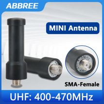 ABBREE Stubby Antenne Walkie Talkie 400-470 MHz SMA-Buchse UHF Mini Antenne Ersatz für Baofeng BF-888S UV-5R Zweiwegradio