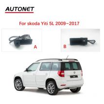 AUTONET Backup Rückansicht kamera Für Skoda Yeti 5L 2009 ~ 2017 Nacht Visioin Stamm Griff Kamera parkplatz