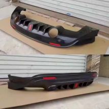 Karosserie-Kit unbemalte Hinter lippe mit Lampe für Infiniti fx35 fx37 fx50 qx70 modifiziertes Heckspoiler-Autozubehör