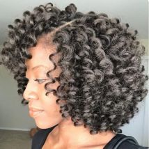 8 inch 2X Ringlet Wand Curl Jamaican Bounce Synthetic Crochet Hair Extensions Crochet Braiding Hair 20 Roots Crochet Curly Hair