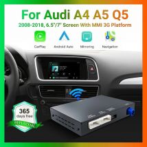 Adapter bezprzewodowy ANYFAR CarPlay i Android Auto do systemu MMI 3G w Audi A4 A5 Q5 (2008-2018) z funkcją AirPlay, Mirror Link i Bluetooth