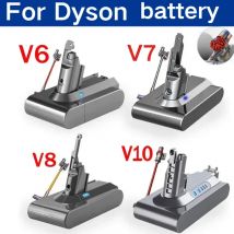 Vacuum Cleaner rechargeable Battery for Dyson V6 V7 V8 V10 V11Series SV07 SV09 SV10 SV12 DC62 Absolute Fluffy Animal Pro Bateria