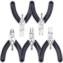 Stainless Steel Jewelry Pliers Needle Nose Pliers, Round Nose Pliers and Wire Cutter for Jewelry Making Beading Repair Supplies