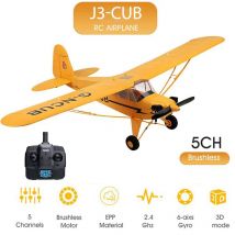 2024 RC Flugzeug WLtoys A160 Upgrade J3-CUB 5CH Fernbedienung Flugzeug 3D/6G 1406 Bürstenlosen Motor Outdoor Schaum Starrflügel flugzeug