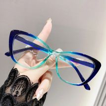 Mode Cat Eye Lesebrille Rahmen Frauen Farbverlauf Kunststoff Presbyopie Brillen Lesen Eyglasses Brille 0 Bis + 4,0