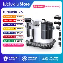 Lubluelu V6 Teppichreiniger Leistungsstarker 15kPa 1,75L Doppeltank, 5M Kabel 1,7M Schlauch - Tiefenreinigung Sofa Matratze Autositz Haustierflecken