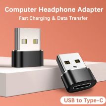1–6 Stück USB-C-Buchse auf USB-A-Stecker, OTG-Adapter, Schnelllade-Datensynchronisierung, kompatibel mit MacBook Pro Air iPad Surface Galaxy