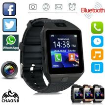 Digital Touch Smart Uhr Bluetooth Anruf Alarm Musik Aktivität Tracker SIM Karte Sport Smartwatch Unterstützung Für Ios Android Telefone