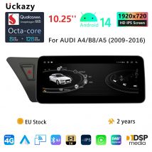 10.25 "Snapdragon 665 Android 14 Wireless Carplay AutoRadio Per Audi A4 B8 A5 2009-2017 Multimedia GPS Navi Stereo WIFI schermo
