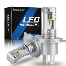 Lupuauto 2 pz H4 9003 LED Canbus 16000LM LED Lampadina per fari CSP Fanless con fascio alto e basso per auto moto Auto