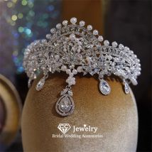 Cc Brautkrone Hochzeit Kopf bedeckung Frauen Haarschmuck Verlobung schmuck 100% handgemachte Imitation Perle Coronets Diademe yq243