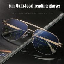 Sonne Multi-fokale Progressive Lesebrille Männer Frauen Anti Blue Ray Presbyopie Brille Computer Optische Weit In Der Nähe Brillen